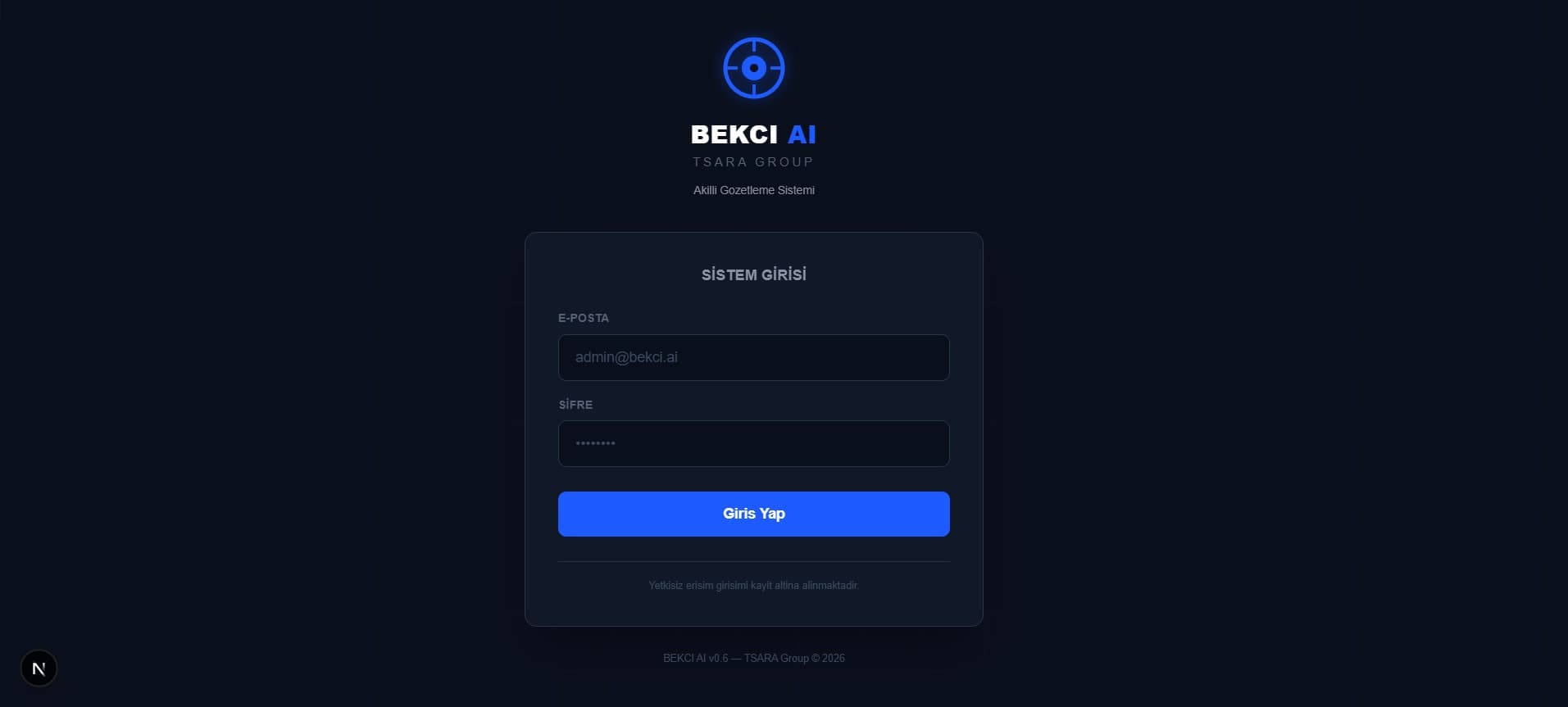 BEKÇİ AI Dashboard — Mağaza İçi Anlık Trafik
