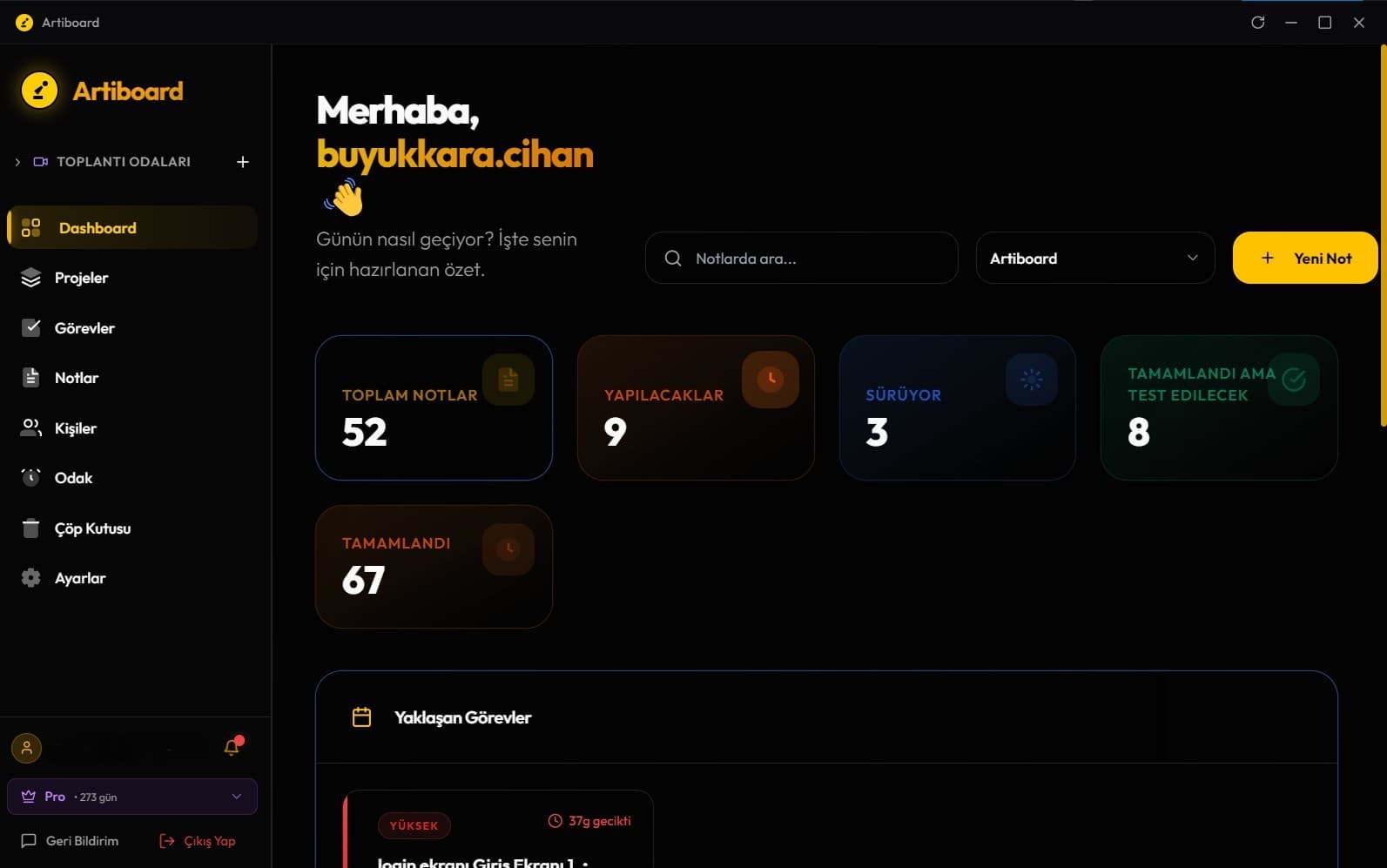Artiboard Kanban & Görev Yönetimi